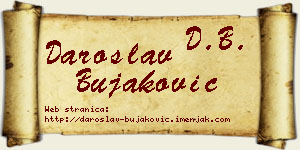 Daroslav Bujaković vizit kartica